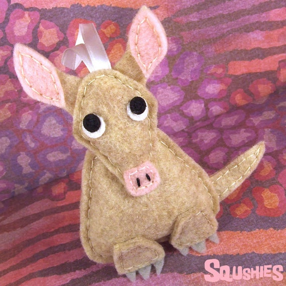 Felt Zoo Animal Handmade Christmas Decoration Plush by Squshies