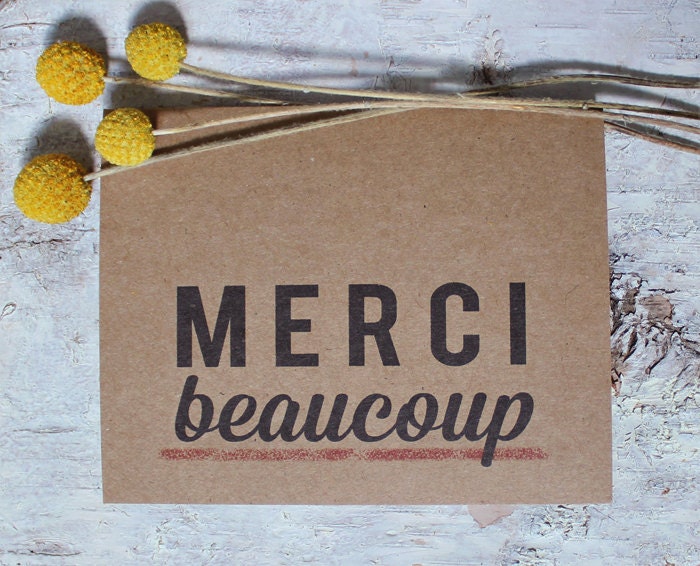 Reserved For Emilyjstrong1: Merci Beaucoup Card Set Of 50