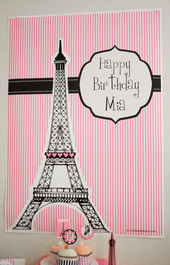 Paris Party Backdrop Il_570xn