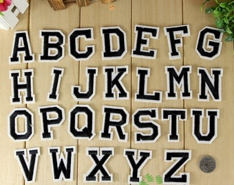 Iron on Fabric Patches - Letters - FP70