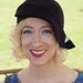 20s Cloche Hat, in Eggplant Fur Felt Velour with Vintage Clip "Claudette"