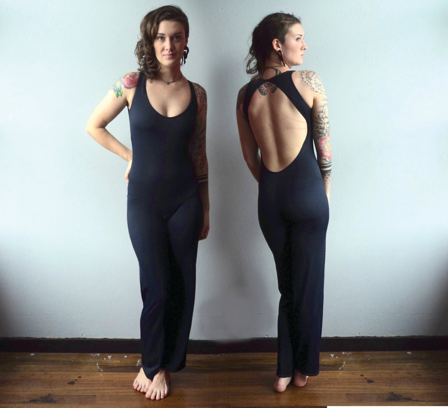 Custom Backless Shorts Unitard Jumpsuit / Dance, Workout,