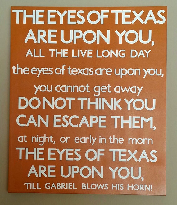 Items Similar To University Of Texas Eyes Of Texas Subway Art On Etsy   Il 570xN.496229082 Nwus 