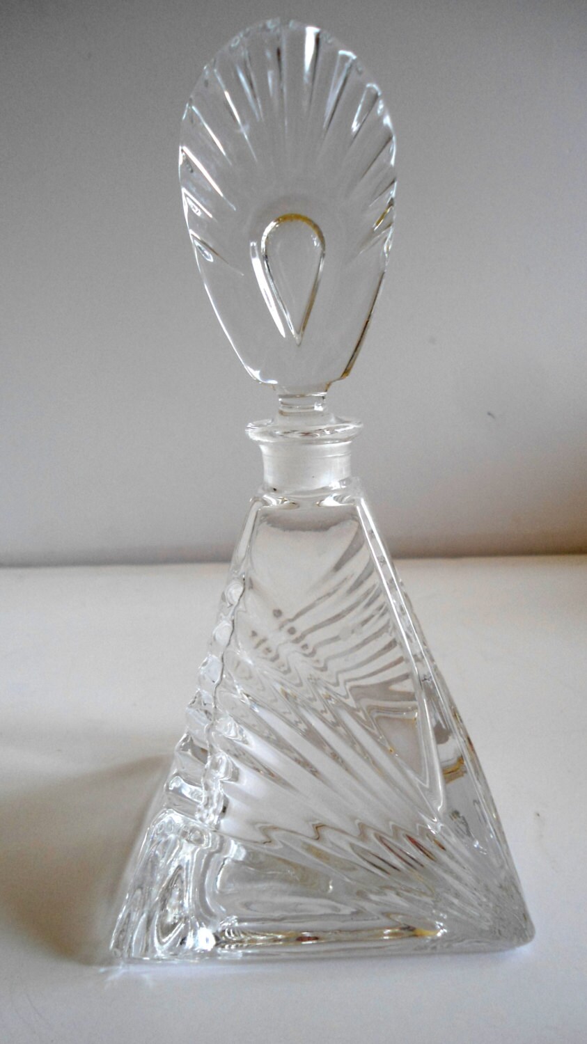 Vintage Cut Crystal Perfume Bottle