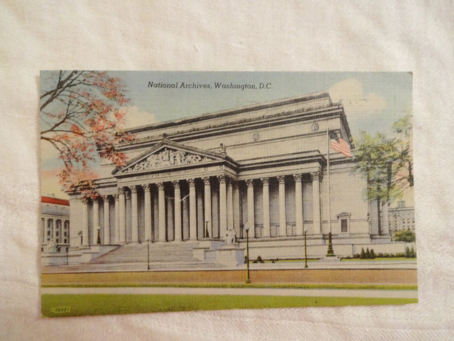 Vintage Postcard 1946 Washington DC National Archives