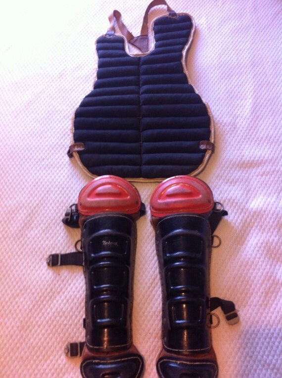 ON SALE Vintage Baseball equipment Junior Baseball Guards