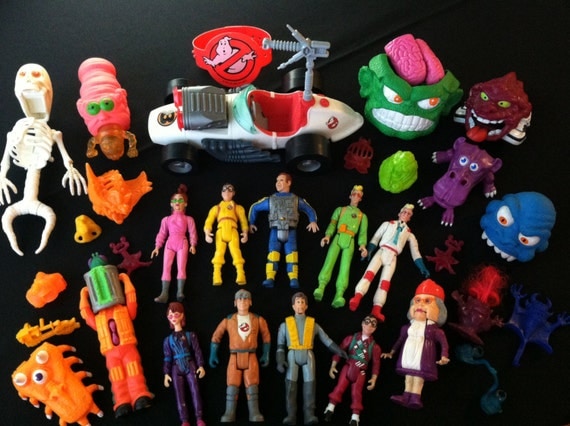 Real Ghostbusters Toy Collection 1980s