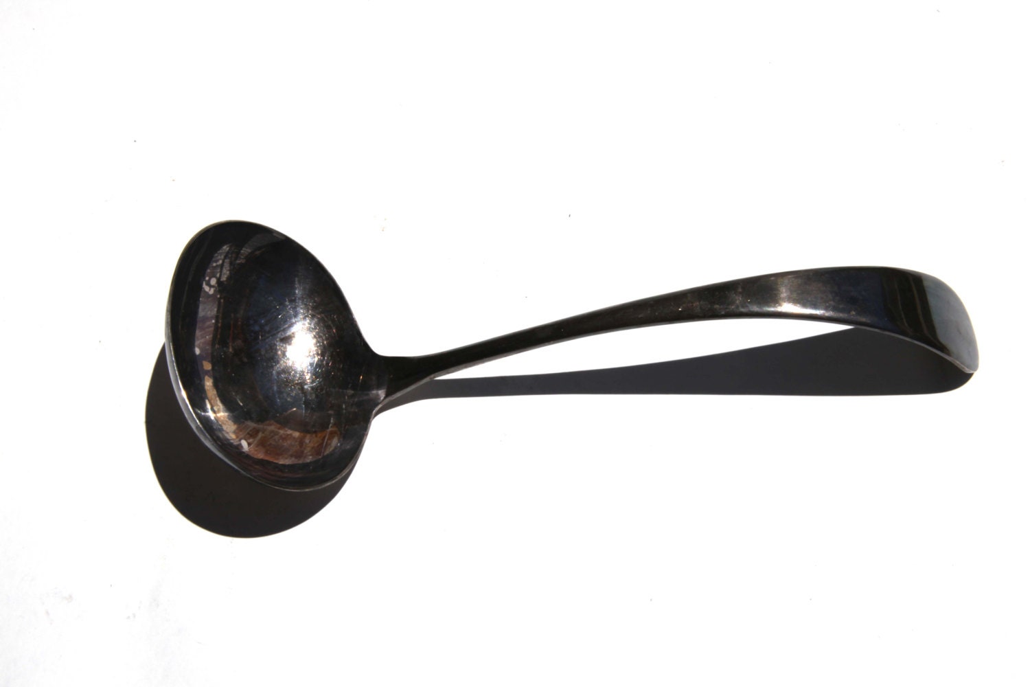 Mid Century Modern Serving Large Soup Ladle Spoon Sterling Silver ...