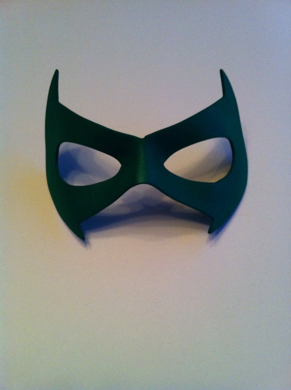 Damian Wayne inspired superhero mask by MasksByMandy on Etsy