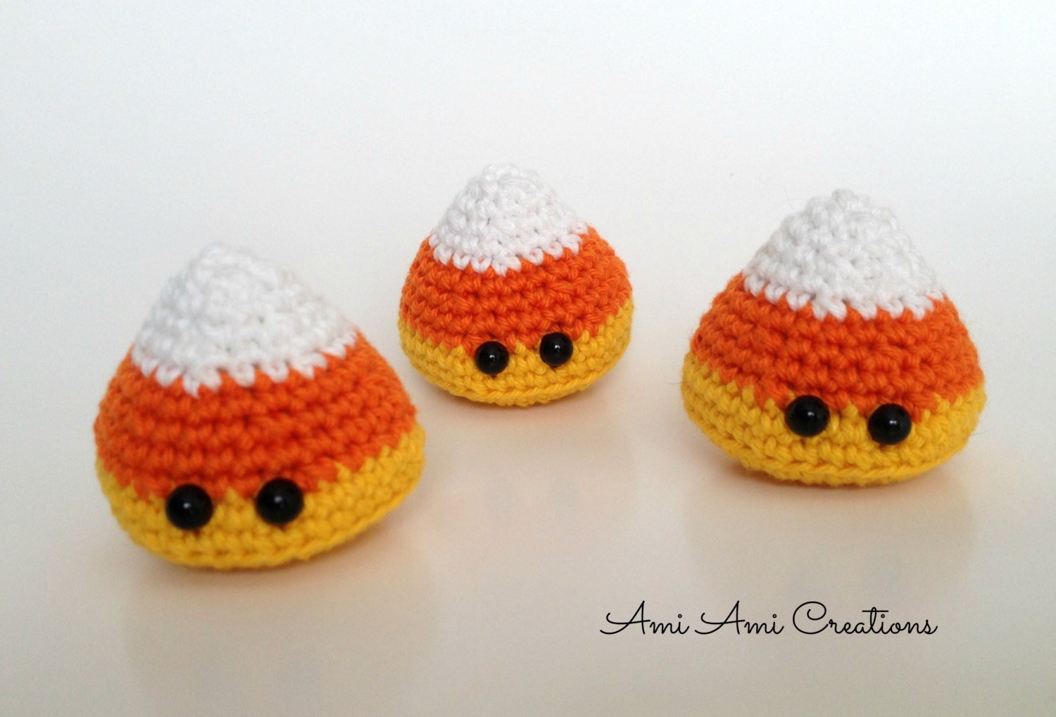 Amigurumi Mini Candy Corn Crochet Food Plush