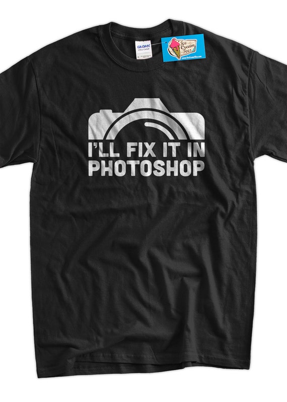 Fun gifts for a photographer: Photoshop tee on Etsy 