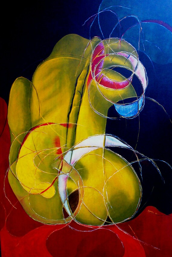 original oil painting Body Parts 3