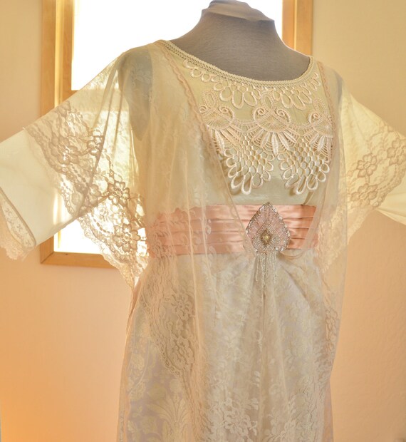 Held On Layaway  For Shu Lacey Edwardian Wedding  Gown  Downton