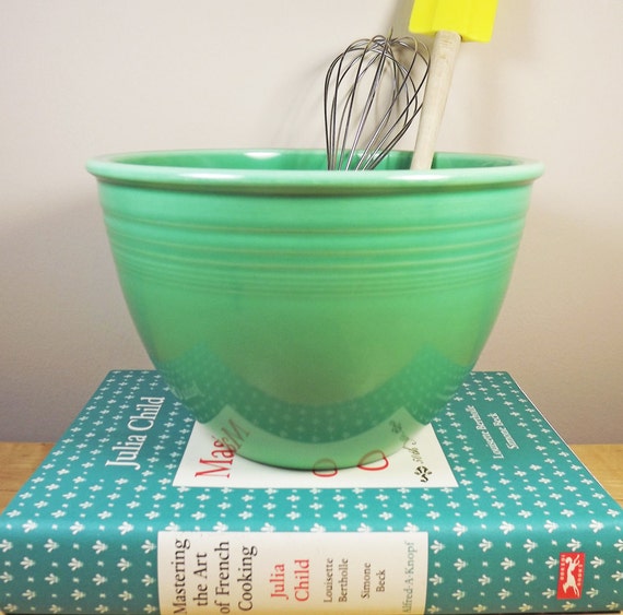 Items similar to Fiestaware green mixing bowl size 5, original color