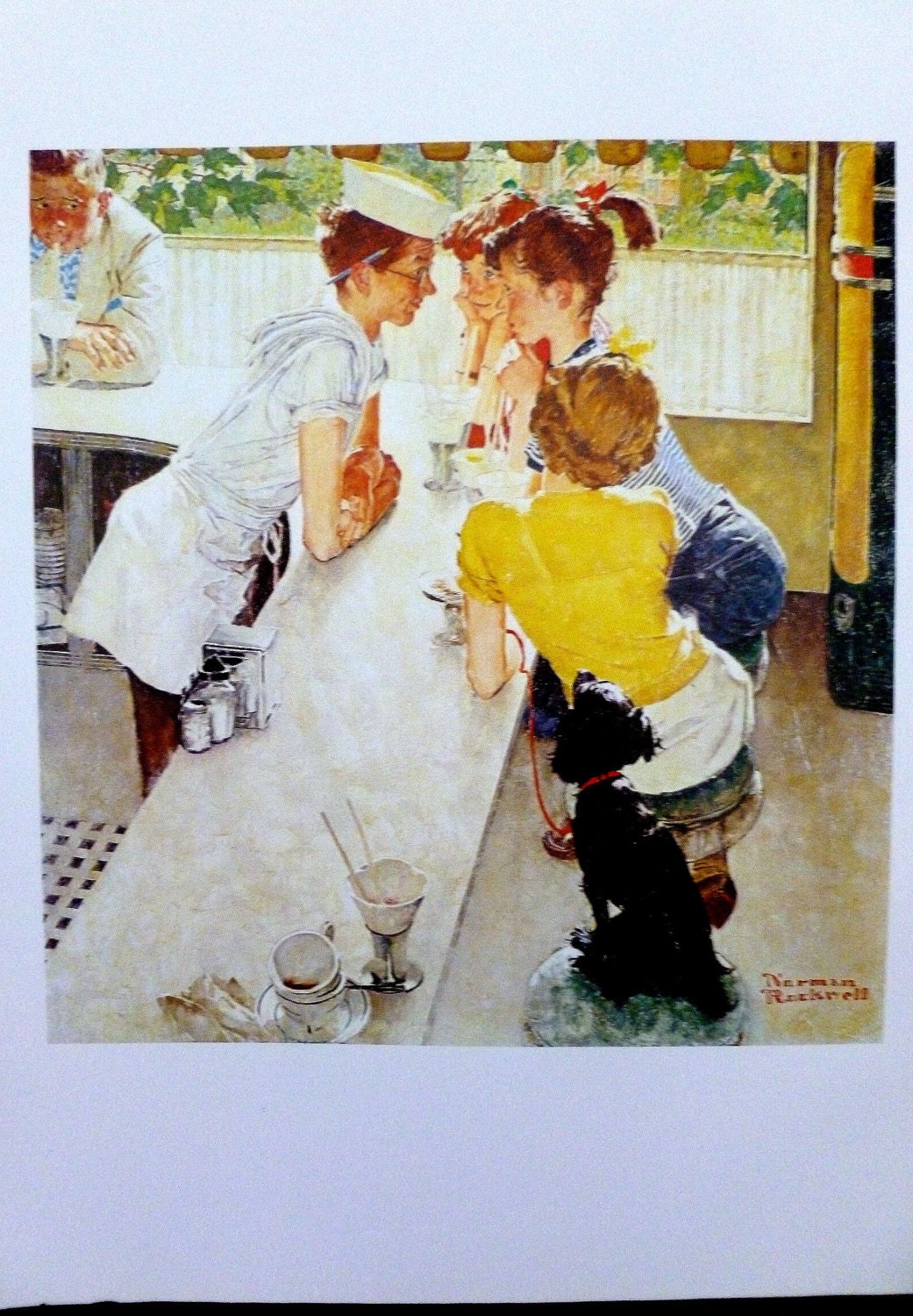 Norman Rockwell Poster Soda Jerk Poster 1953 The Best of