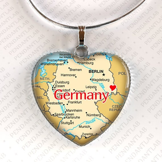 Germany Map Pendant
