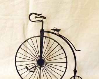 antique big wheel bike