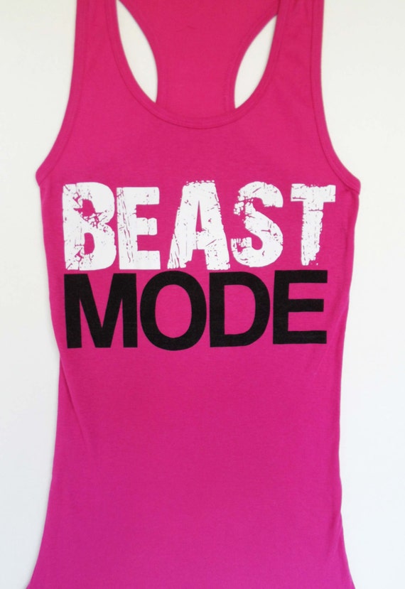 BEAST Workout Tank Top Crossfit Gym Tank Top by NobullWomanApparel