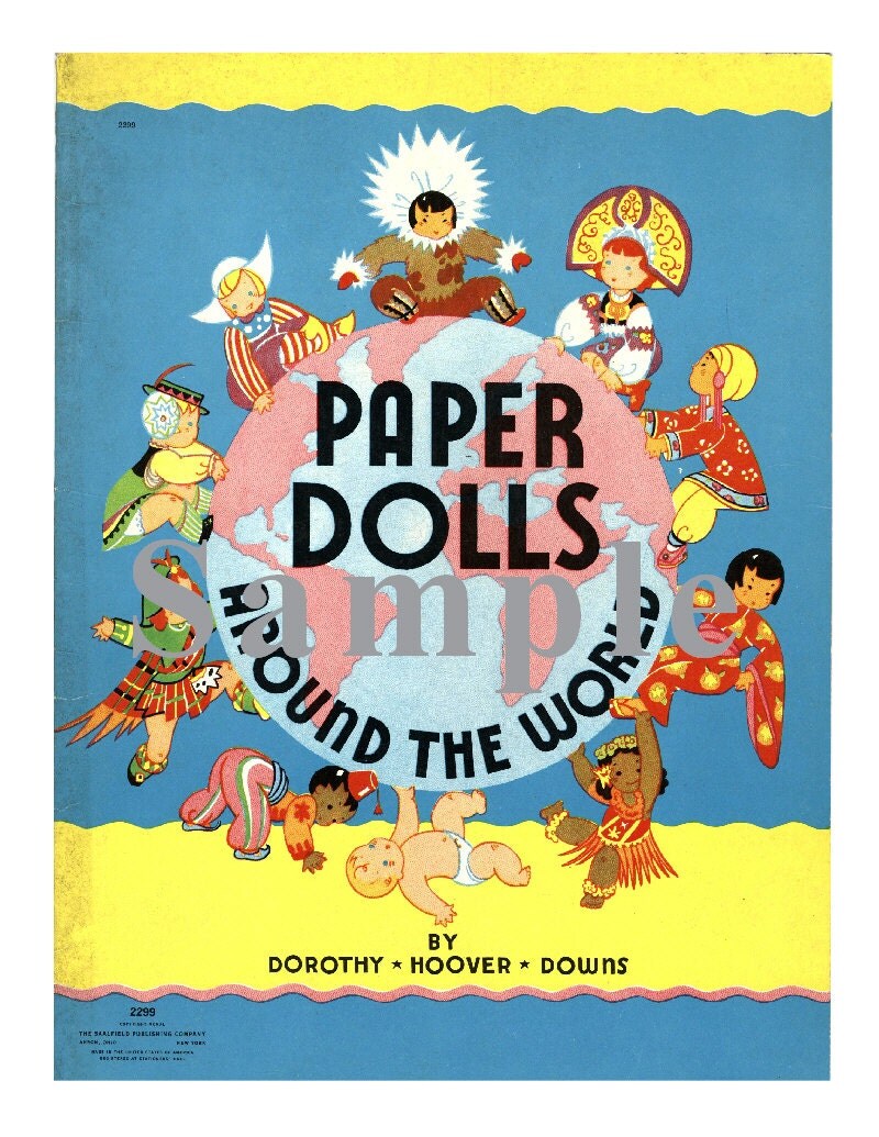 Paper Doll Vintage Around the World Paper Dolls PDF Book