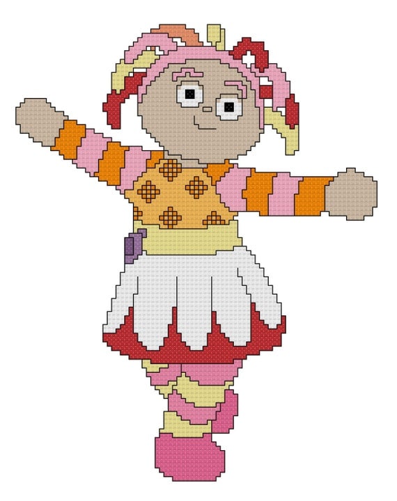Upsy Daisy Cross Stitch Pattern
