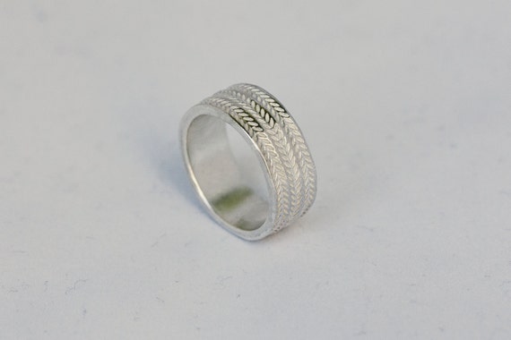 Items similar to Wheat Stack Ring in Sterling Silver on Etsy