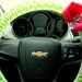 Steering Wheel Cover - Chevron Lime Green Car Accessories