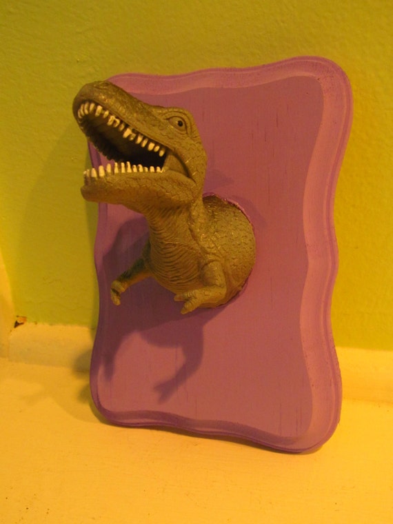 wall mounted t rex head