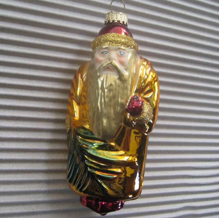 vintage christmas ornament krebs lauscha santa hand blown vintage christmas ornament krebs lauscha santa hand blown
