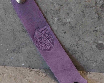 Embossed Leather Wrist Strap - SJ Tucker's Lost Girls Pirate Academy