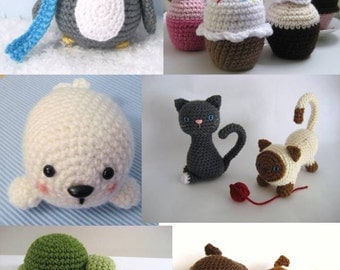 Crochet Amigurumi Pattern Bundle 1 Digital Download