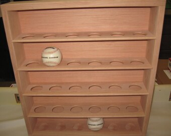 Baseball Bat Display Cabinet Rack Item 176