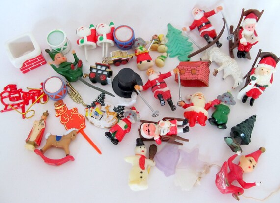 50 off sale vintage miniature plastic christmas decorations 50 off sale vintage miniature plastic christmas decorations
