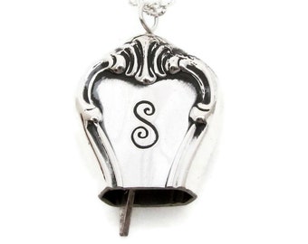 Knife Bell Necklace Signature With S Monogram