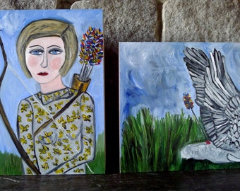 Before she conquered her beast, she made it beautiful. Original oil painting by Vivienne Strauss.