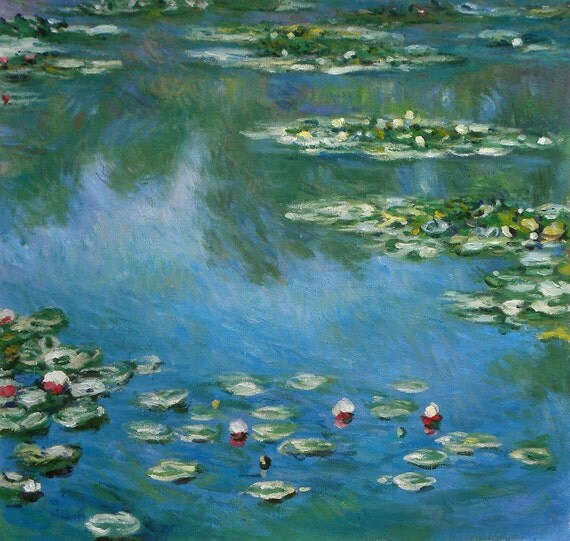 Water Lilies 1906-Claude Monet hand-painted oil paintingwater