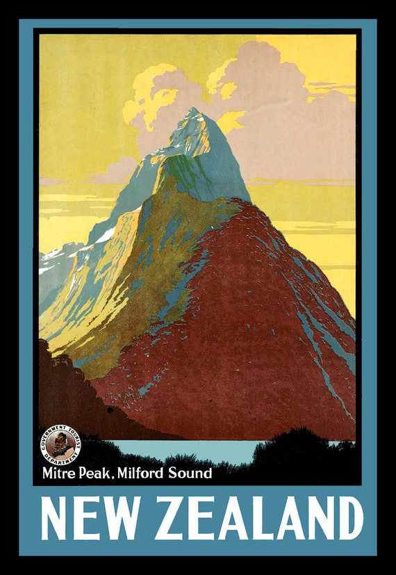 Mitre Peak New Zealand Refrigerator