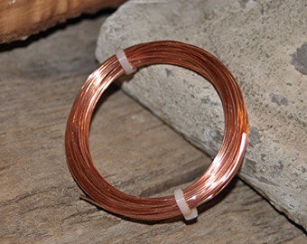 12 ga Solid COPPER Wire in Dead Soft Temper Jewelers Quality