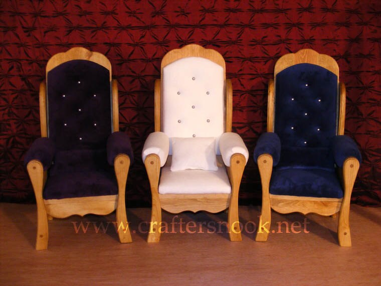 Purple Newborn Photography Prop Throne Chair and by Acraftersnook