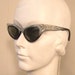 Shades Of Gray Vintage 50's Cats Eye Sunglasses RAY BAN Black Gray Ombre Frames 60's Old Hollywood Cat Eye Sunglasses Starlet Rockabilly