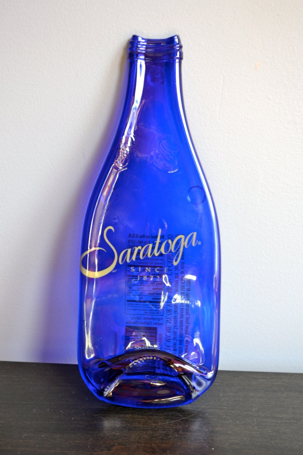 Saratoga Spring Water Slumped Bottle Spoon Rest