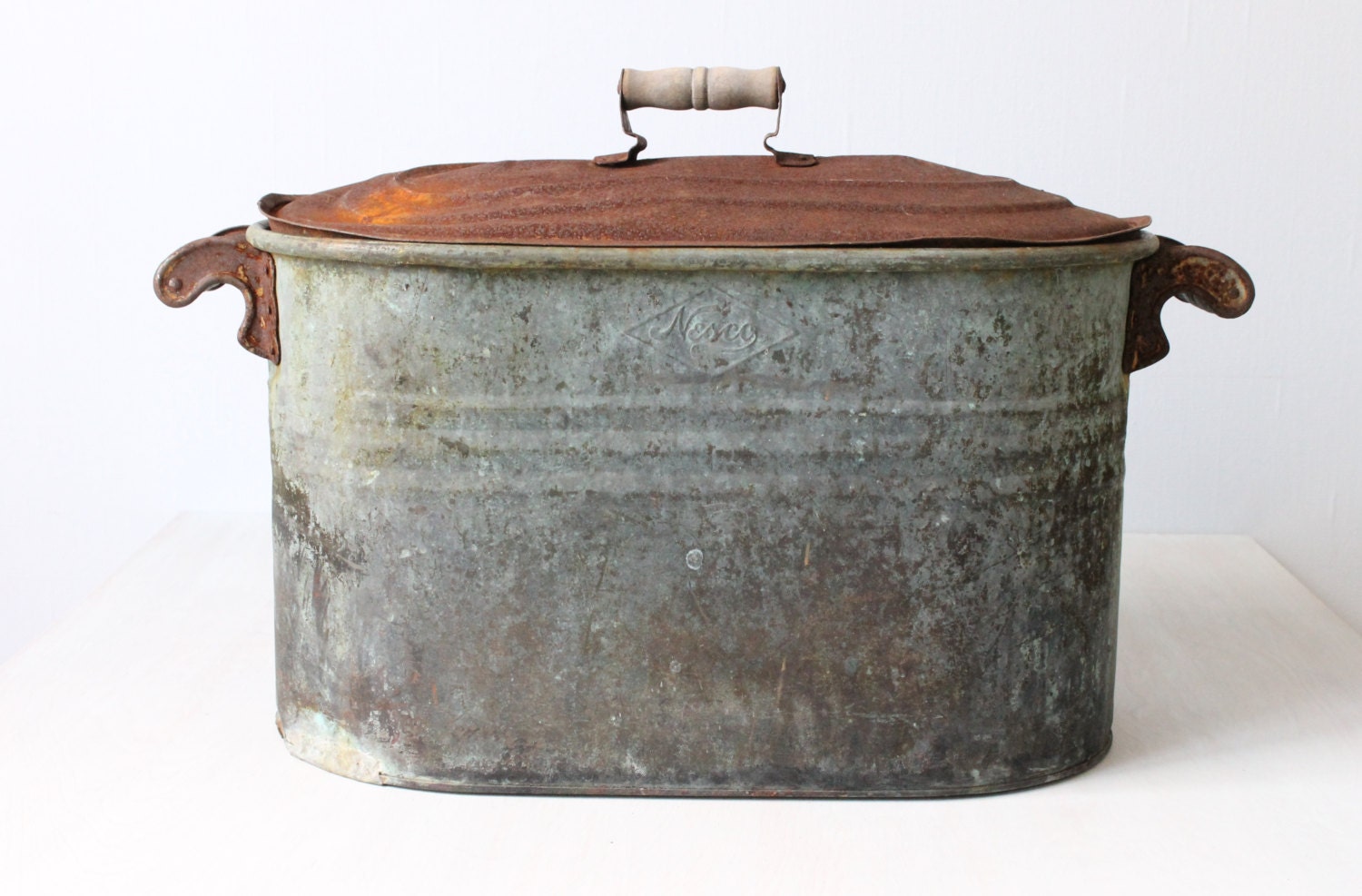 Copper Wash Tub / Boiler Laundry Tub / Nesco Wash Tub / Rustic