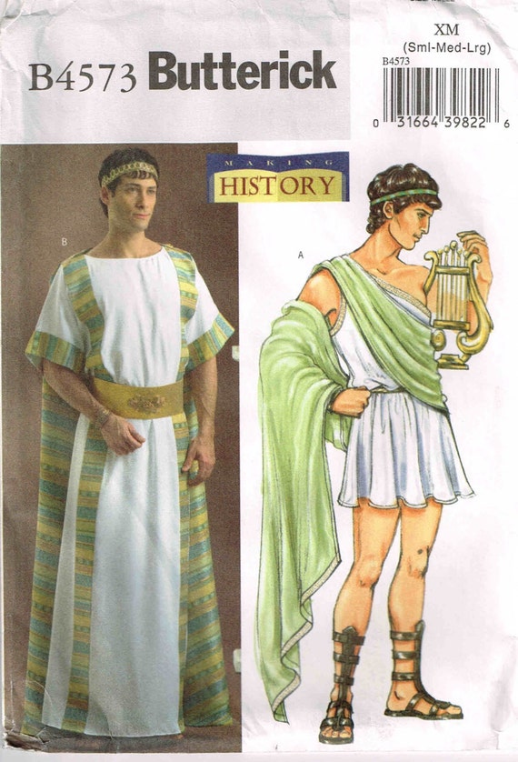 Mens Ancient Roman Greek Tunic Robe Butterick by PeoplePackages