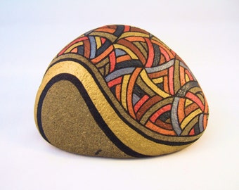 Original Unique Collectible Art Painted Rock 3D Artwork Rustic Decor Cool Art Gift for Her Home Decor Unique Gift for Him Office Decor