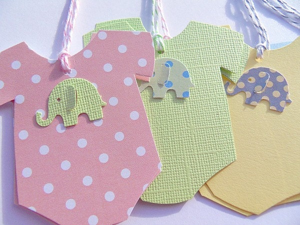 Baby Onesie Gift Tags Baby Shower Gift Tags Onesie Wish