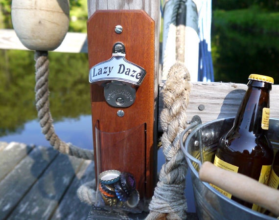 Boat bottle opener