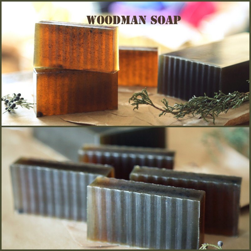 Organic Soap for Men Woodman. Vegan woodsy natural gift
