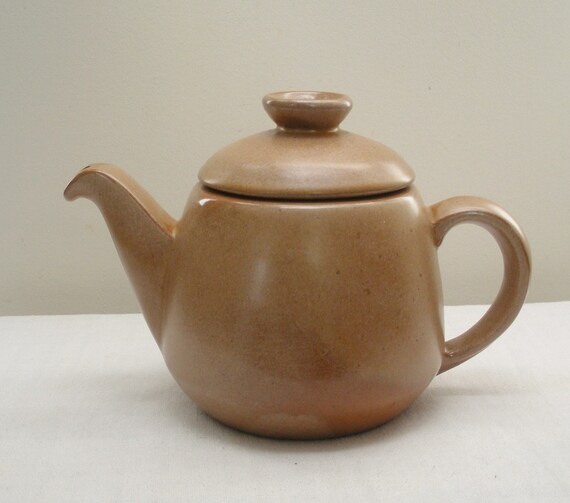 Vintage Brown Frankoma Teapot
