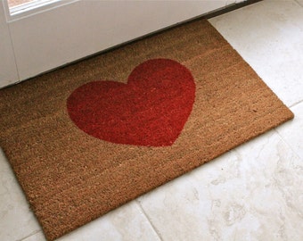 Valentine Heart Doormat