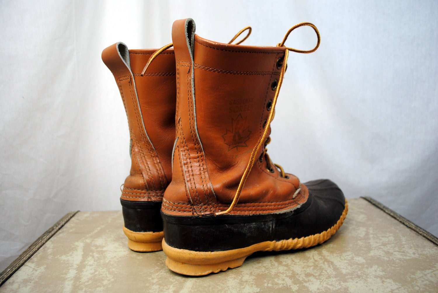 sorel leather duck boots