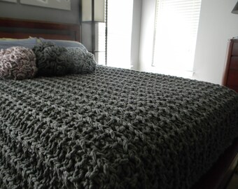 Giant Super Chunky Knit Blanket pattern - Pattern Only - permission to sell what you make